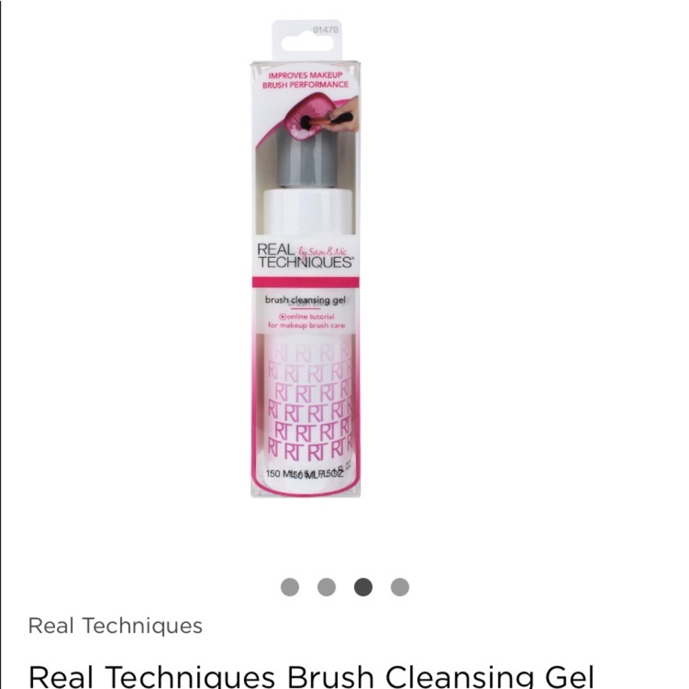 Brush cleansing gel